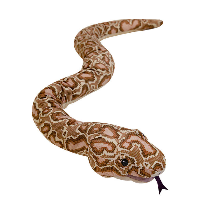 Realistic Serpentine Plush Body Pillow with Soft Fabric and Embroidered Details Kalsten