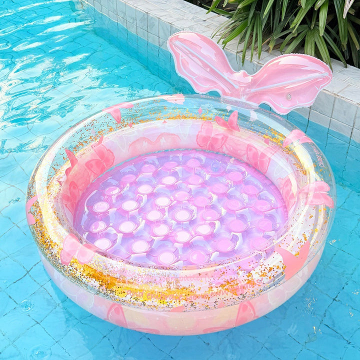 Mermaid-Themed Inflatable Pool Ring Kalsten