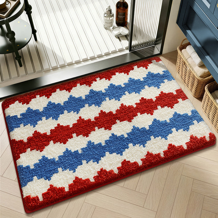 Artistic Abstract Bath Mat Kalsten