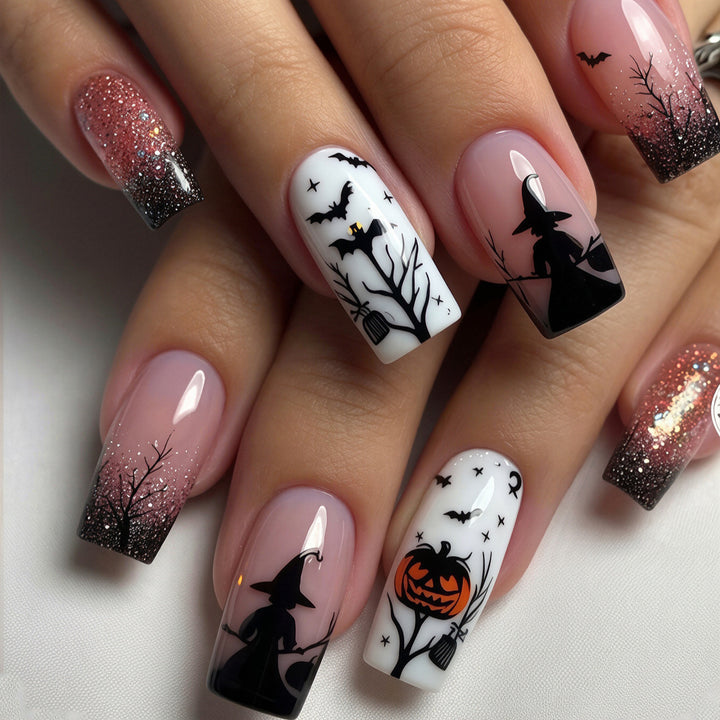 Themed Halloween Nail Art Design Kalsten