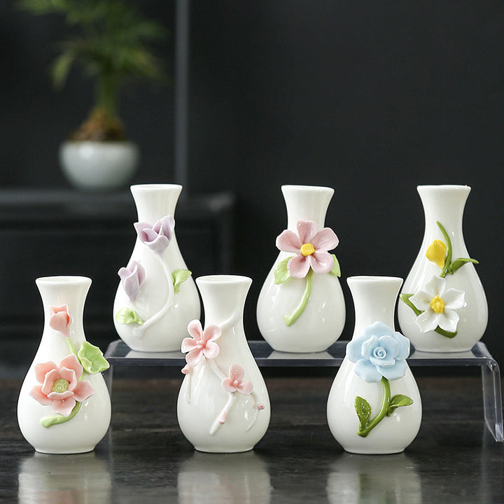 Floral Art Ceramic Vase Kalsten