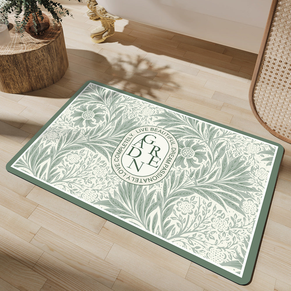 Decorative Motivational Bath Mat Kalsten