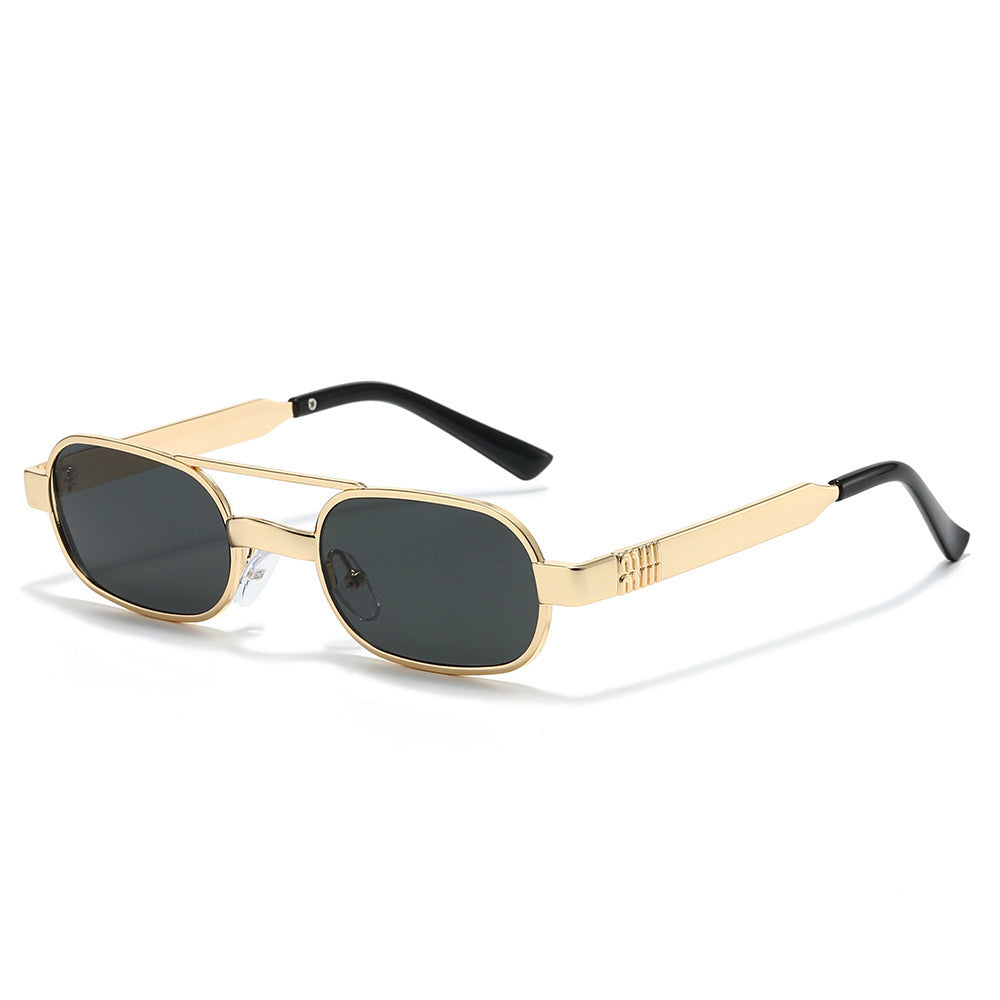 Fashion-Forward Retro Oval Frame Sunglasses Kalsten