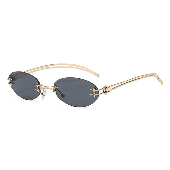 Women's elegant metal glasses with filigree design Kalsten