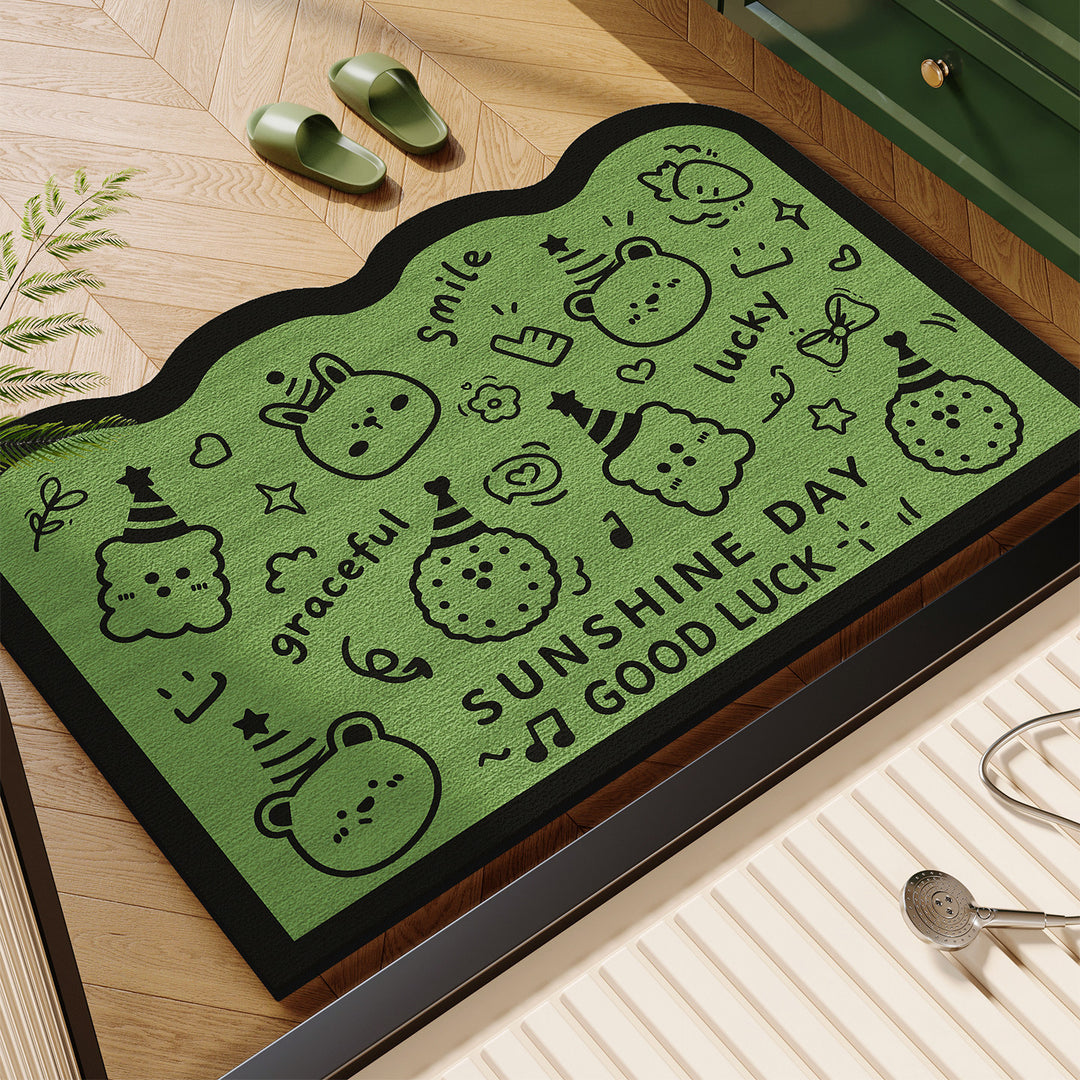 Travel-Themed Decorative Area Mat