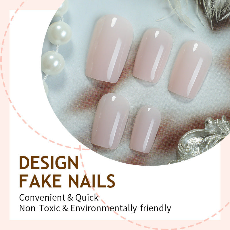 Fake nail set with shiny finish and ergonomic fit Kalsten