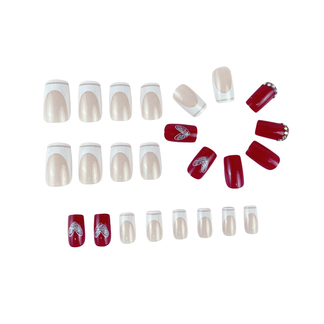 Decorative Heart Nail Art Kalsten