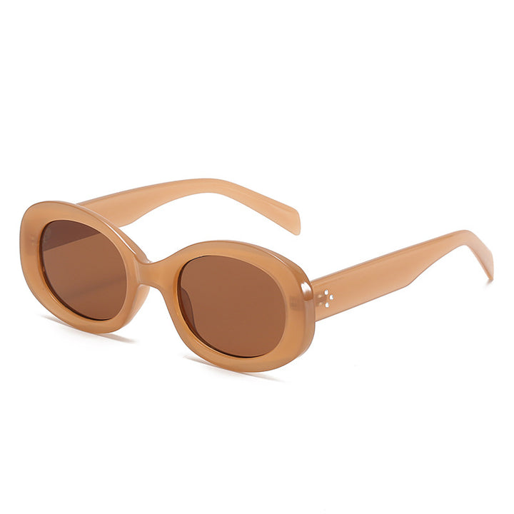 Vintage-Style Oval Frame Sunglasses Kalsten