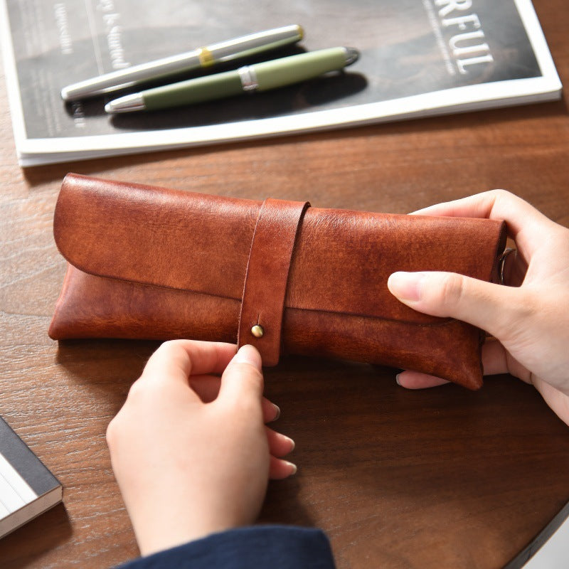 Stylish Leather Pencil Case Kalsten