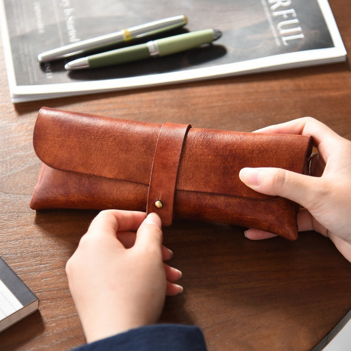 Stylish Leather Pencil Case Kalsten