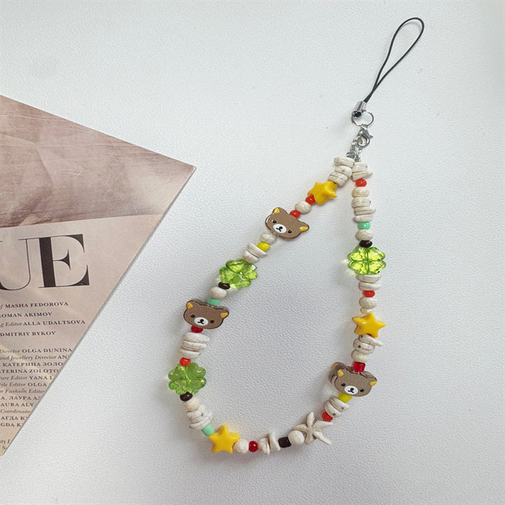 Fun-Themed Beaded Keychain Holder Kalsten