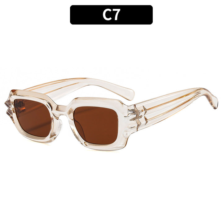 Bold Geometric Square Frame Sunglasses