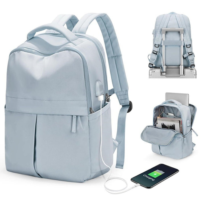 Multifunctional Laptop Backpack with USB Port and Versatile Compartments Kalsten