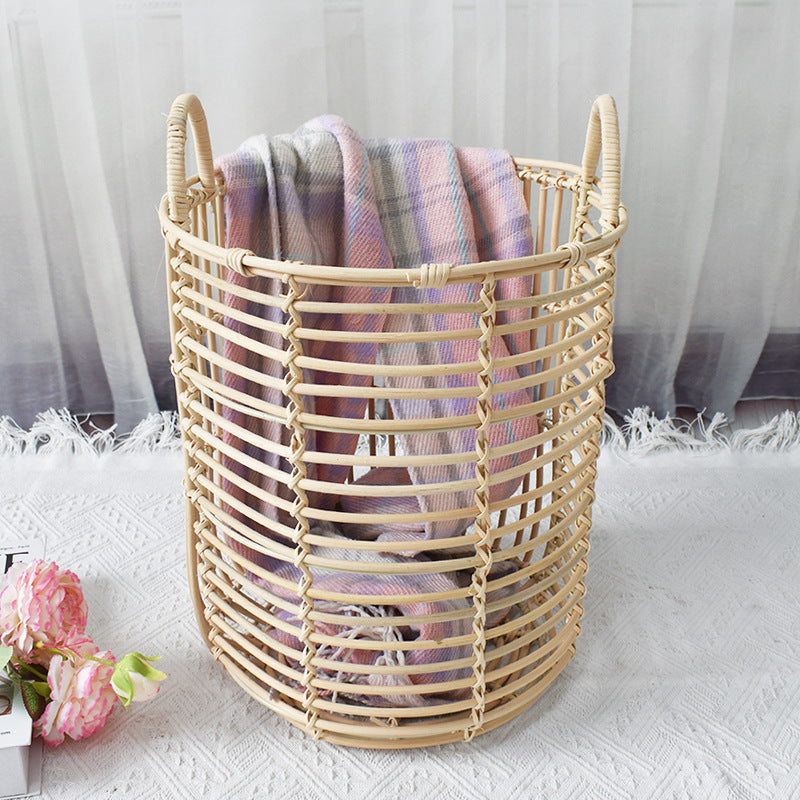Decorative Wicker Storage Bin Kalsten