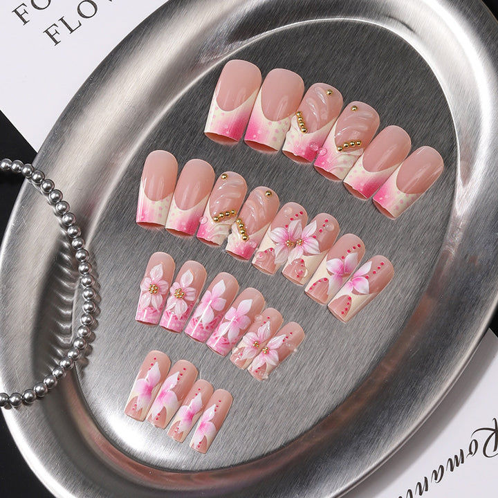 Floral Art Press-On Nail Tips Kalsten