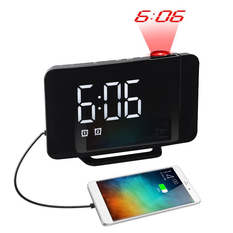 Projection clock with USB charging function and digital LED display Kalsten