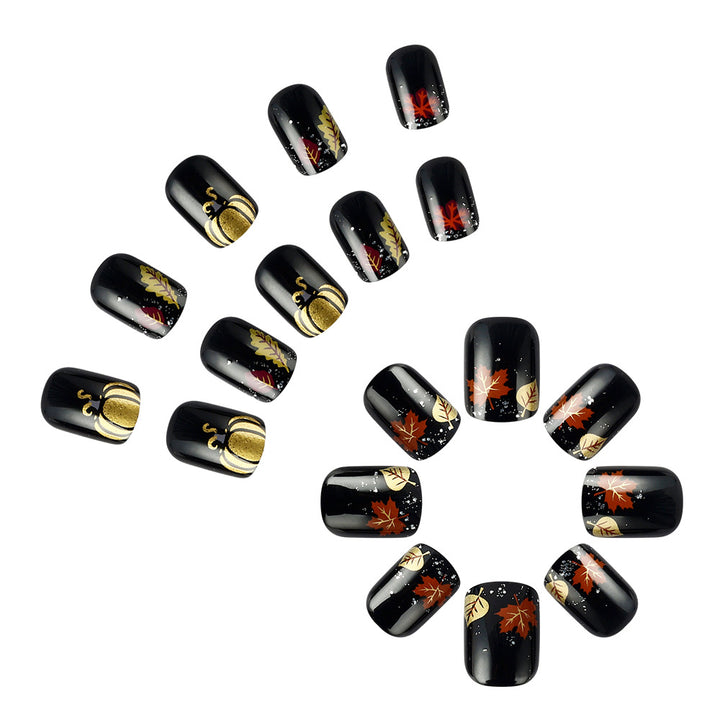 Festive Autumn Nail Art Design Kalsten