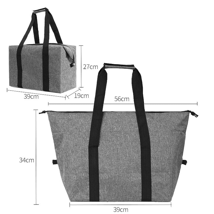 Insulated Multi-Compartment Cooler Tote