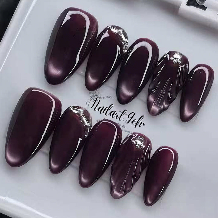 Glamorous High Gloss Artificial Nails Kalsten