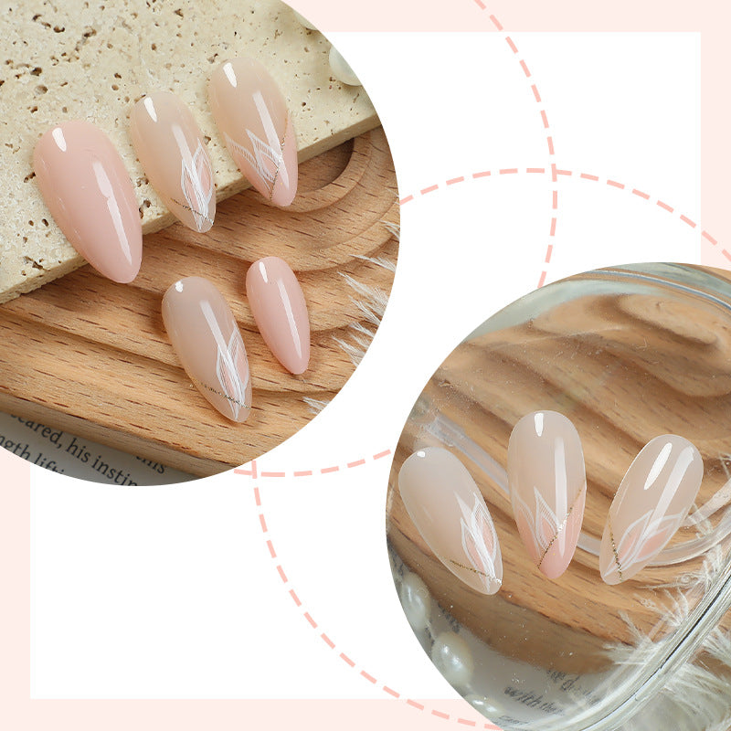 Elegant Floral Inspired Press-On Nail Set Kalsten