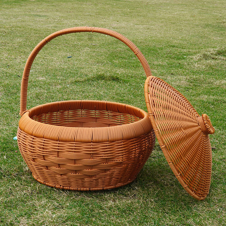 Multi-Tiered Woven Storage Basket Kalsten