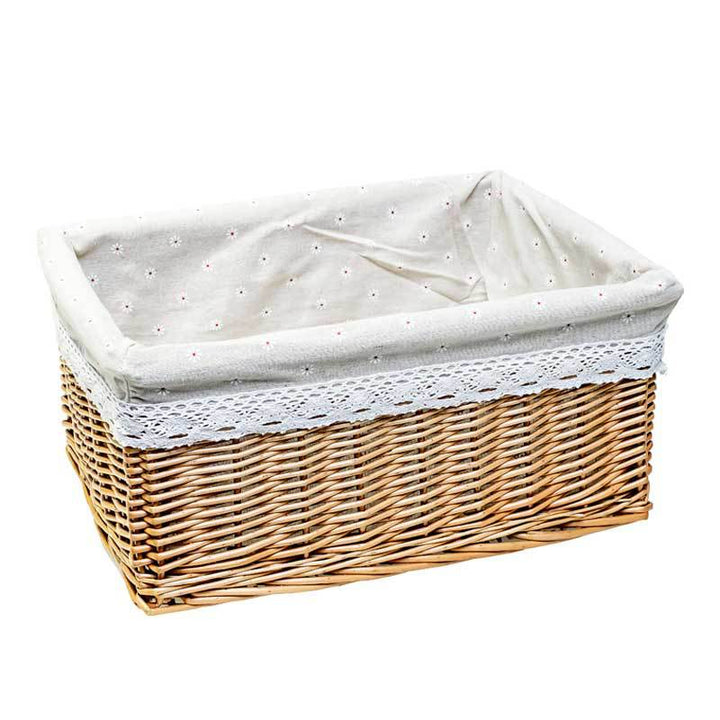 Decorative Woven Storage Basket with Liner Kalsten