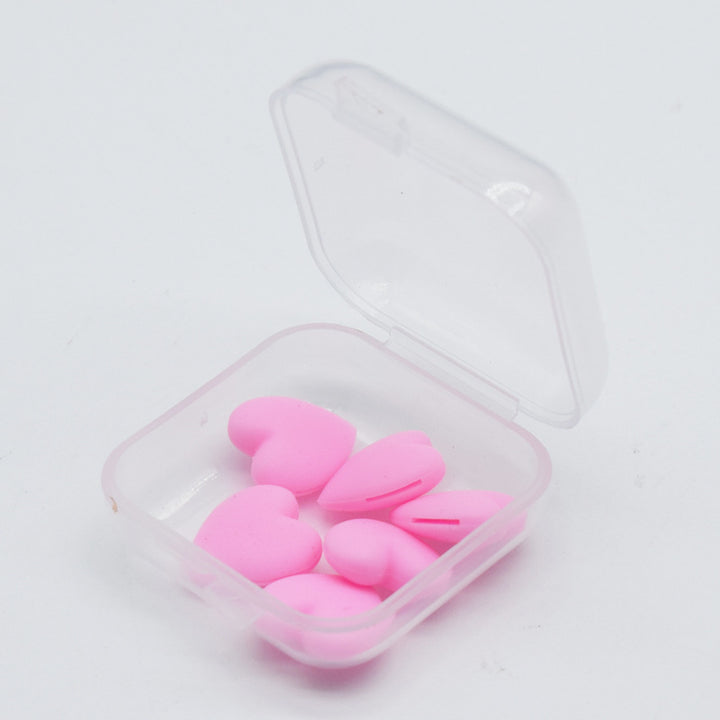 Heart-Shaped Silicone Keychain Holders Kalsten