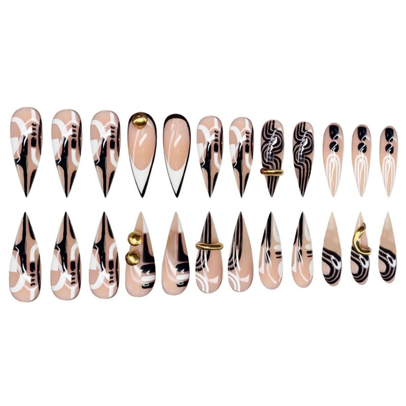 Artistic Stiletto Press-On Nail Enhancements Kalsten