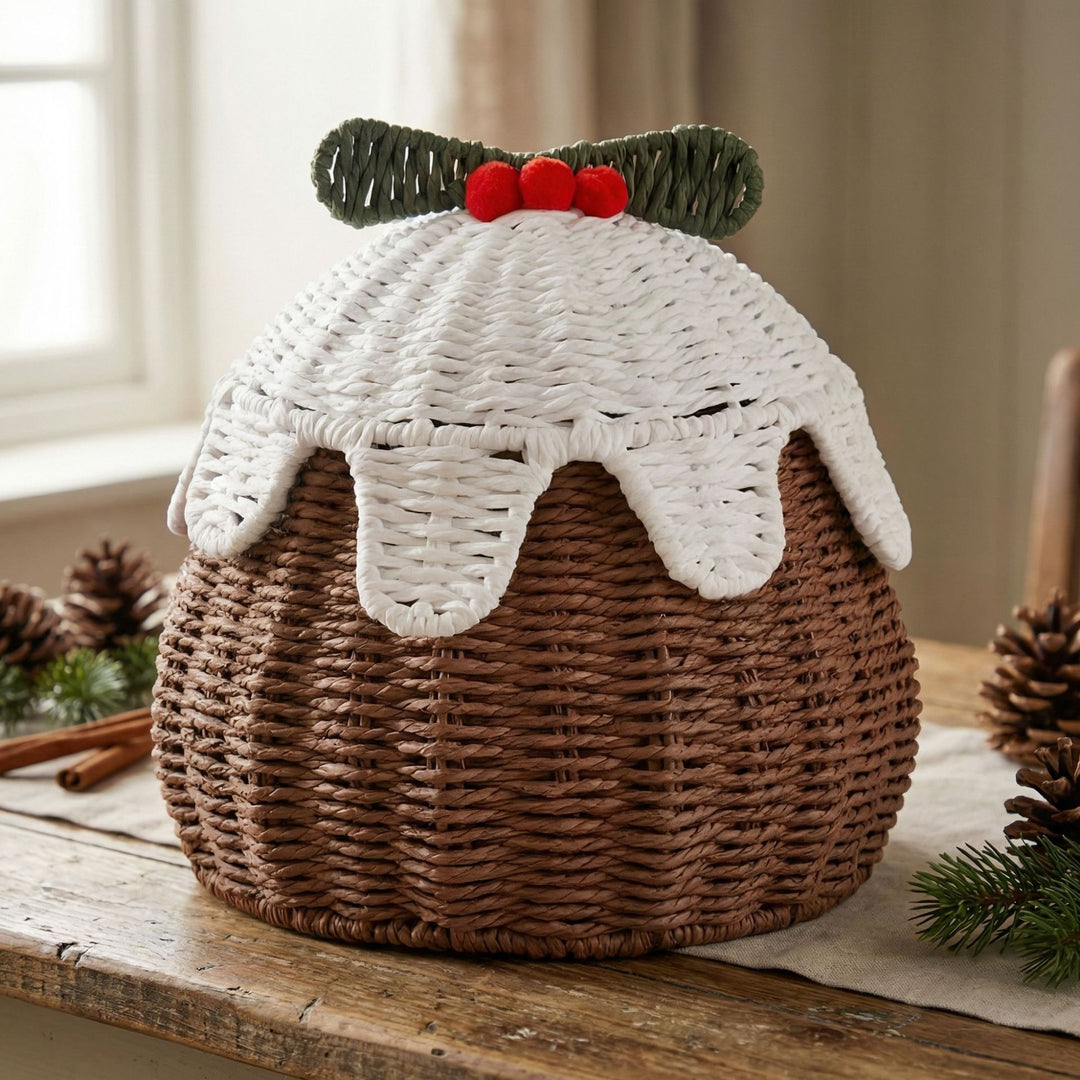 Playful storage basket in cake shape Kalsten