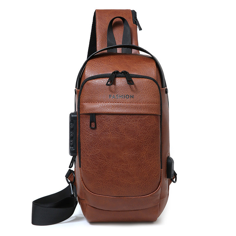 Versatile Leather Crossbody Sling Bag Kalsten