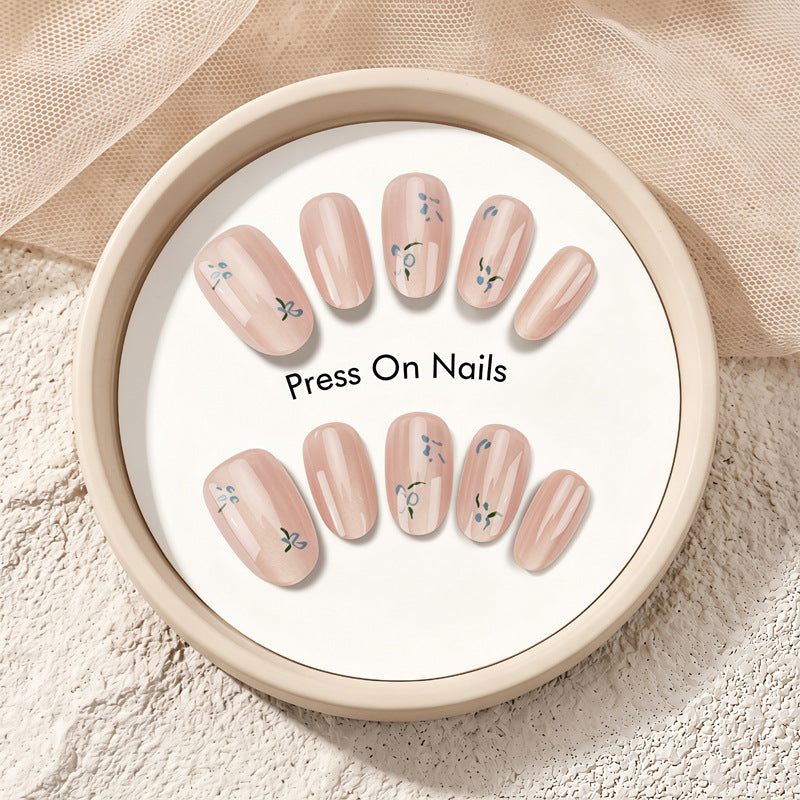 Floral Design Press On Nails Kalsten