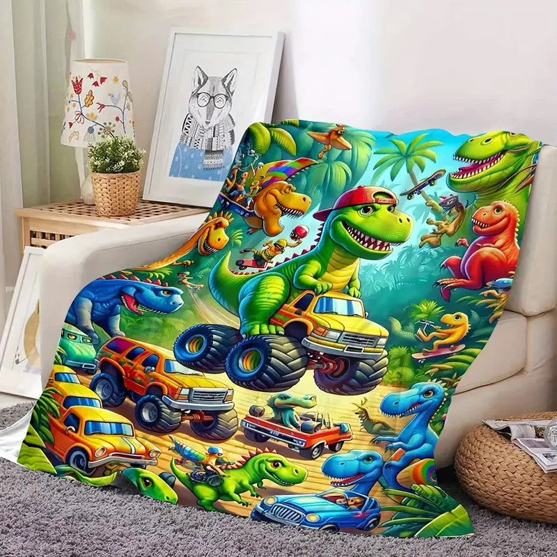 Plush Dinosaur Print
