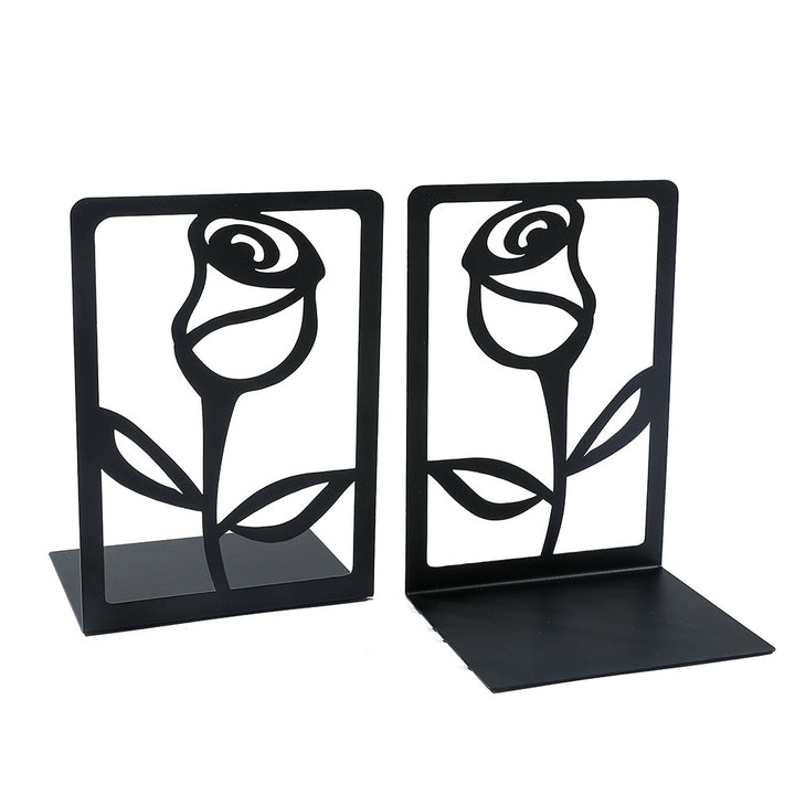 Floral-Inspired Decorative Bookends