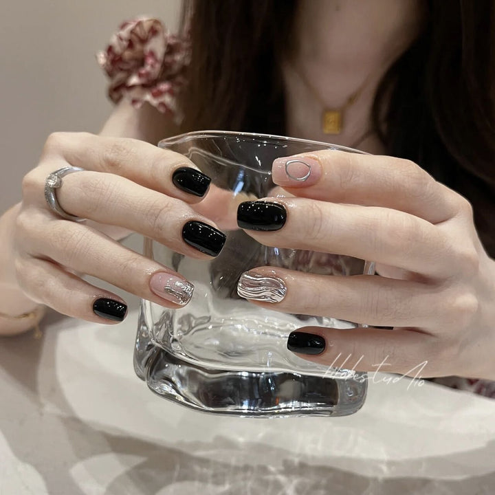 Artistic Textured Press-On Nail Set Kalsten