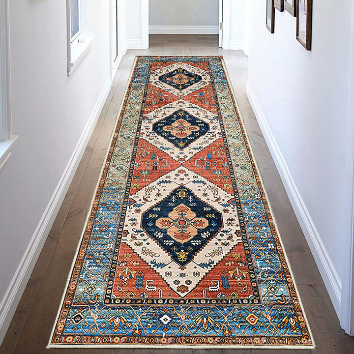 Elegant Geometric Pattern Runner Rug Kalsten