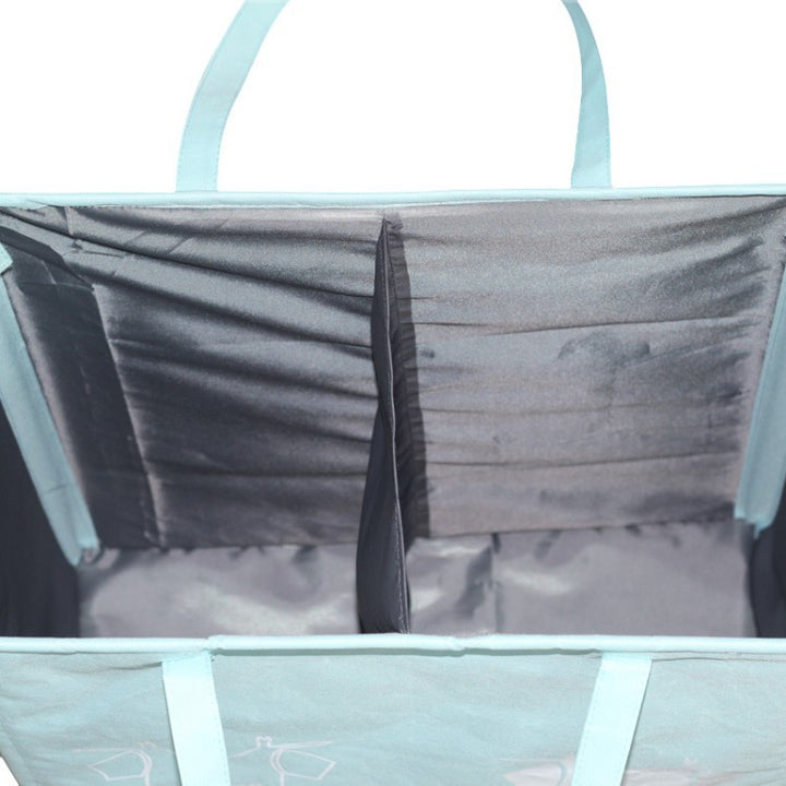 Laundry separator basket with handles and compartments Kalsten