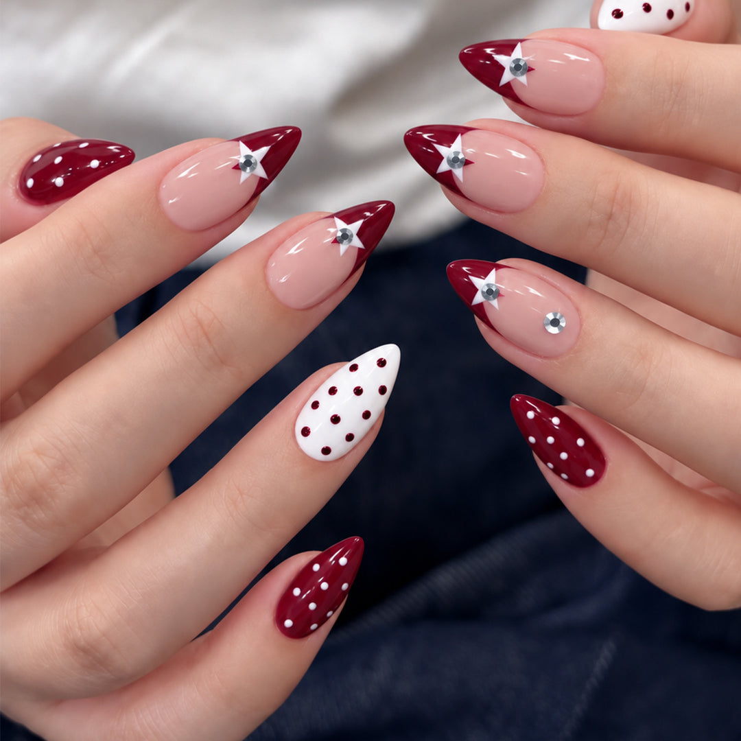 Decorative Press-On Nail Art Set