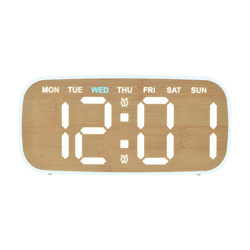 Digital Alarm Clock with Date and Day of the Week Display Kalsten