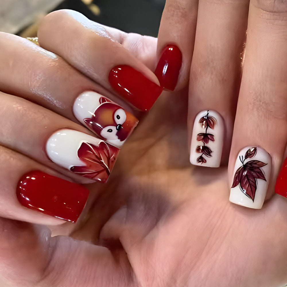 Creative Forest-Themed Nail Art Set Kalsten