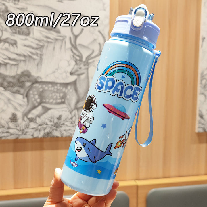 Ladies Fantasy Water Bottle with Practical Carry Strap Kalsten