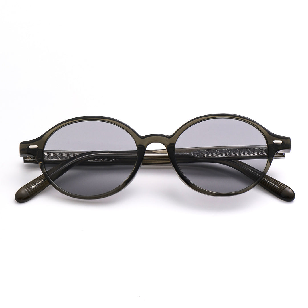 Women's fashionable sunglasses in oval design with stylish accents Kalsten