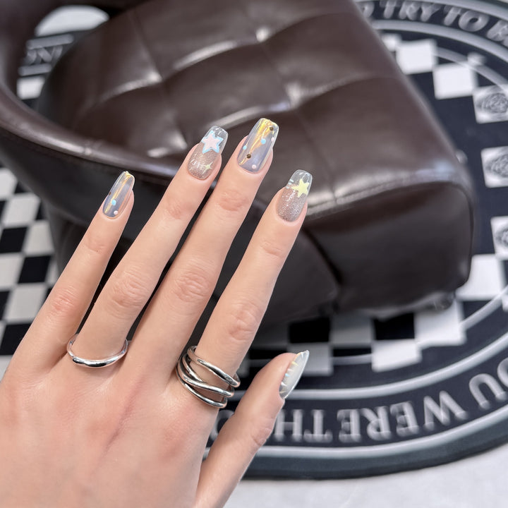 Artistic Starry Dream Press-On Nail Set Kalsten
