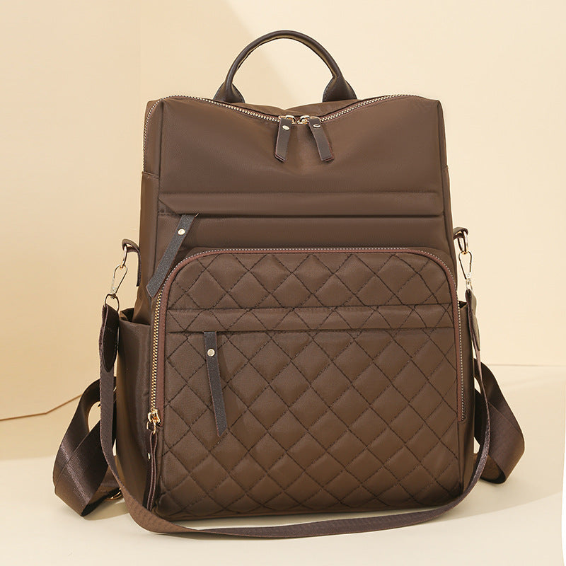 Quilted Multi-Compartment Backpack Kalsten