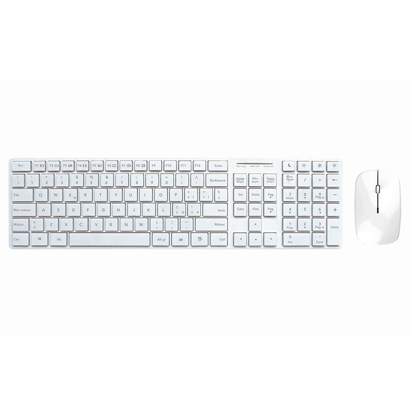 Elegant Wireless Keyboard and Mouse Set with Precision Control Kalsten