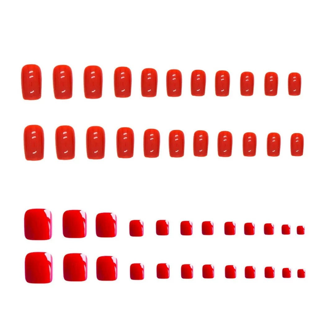 Glossy Press-On Nail Set Kalsten
