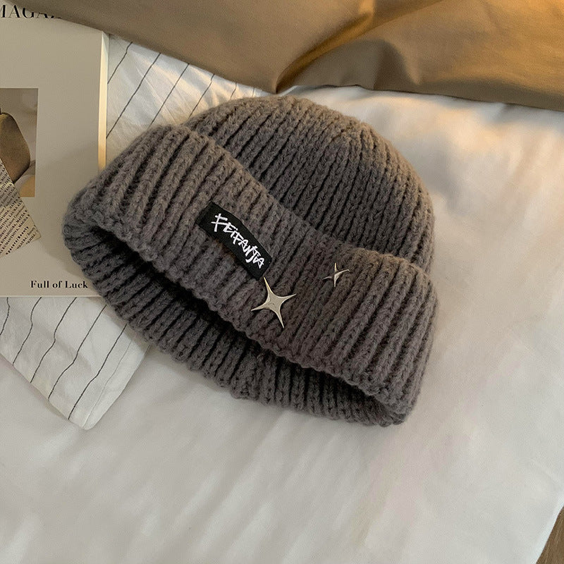 Stylish Ribbed Knit Beanie