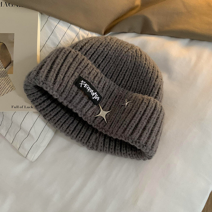 Stylish Ribbed Knit Beanie