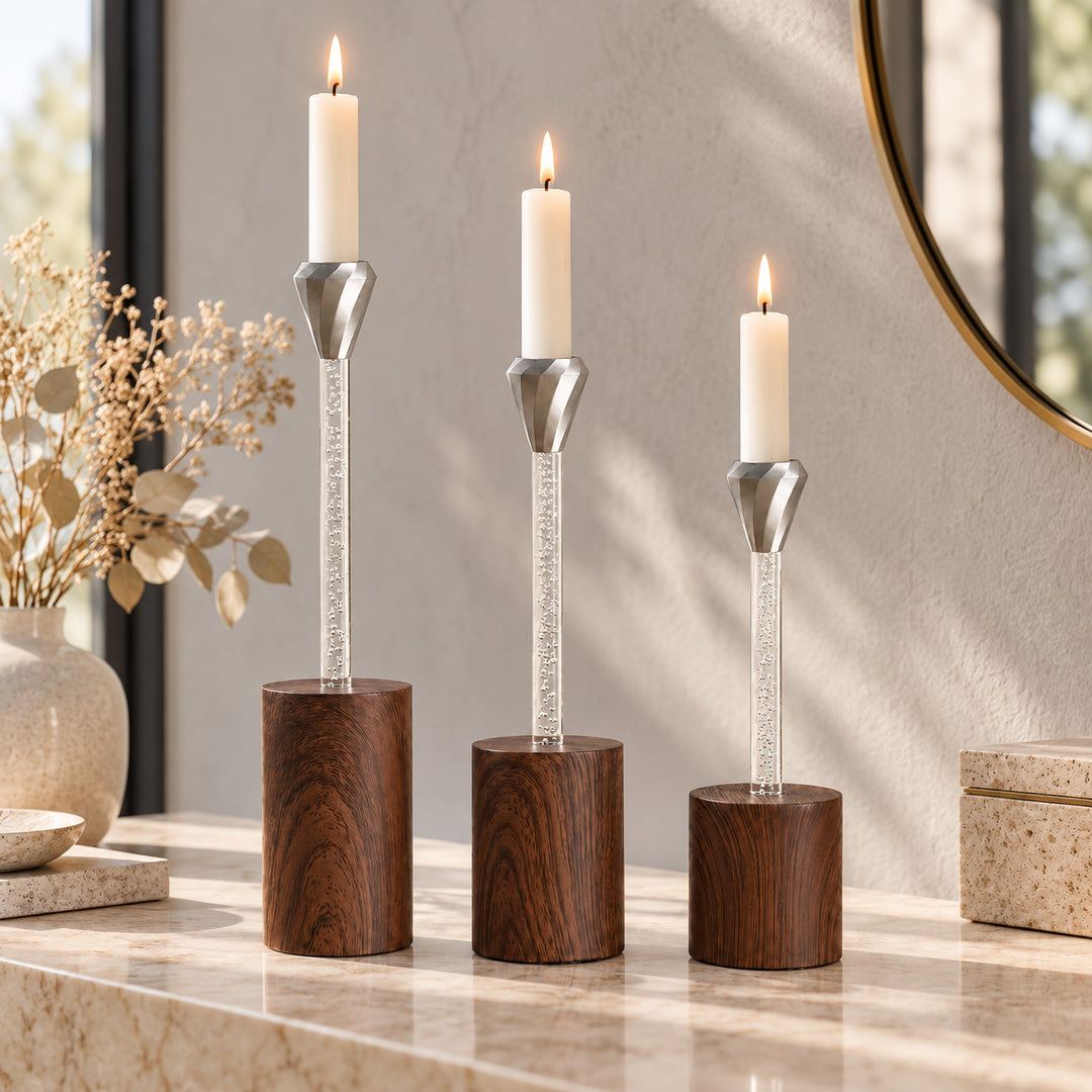 Decorative Glass and Wood