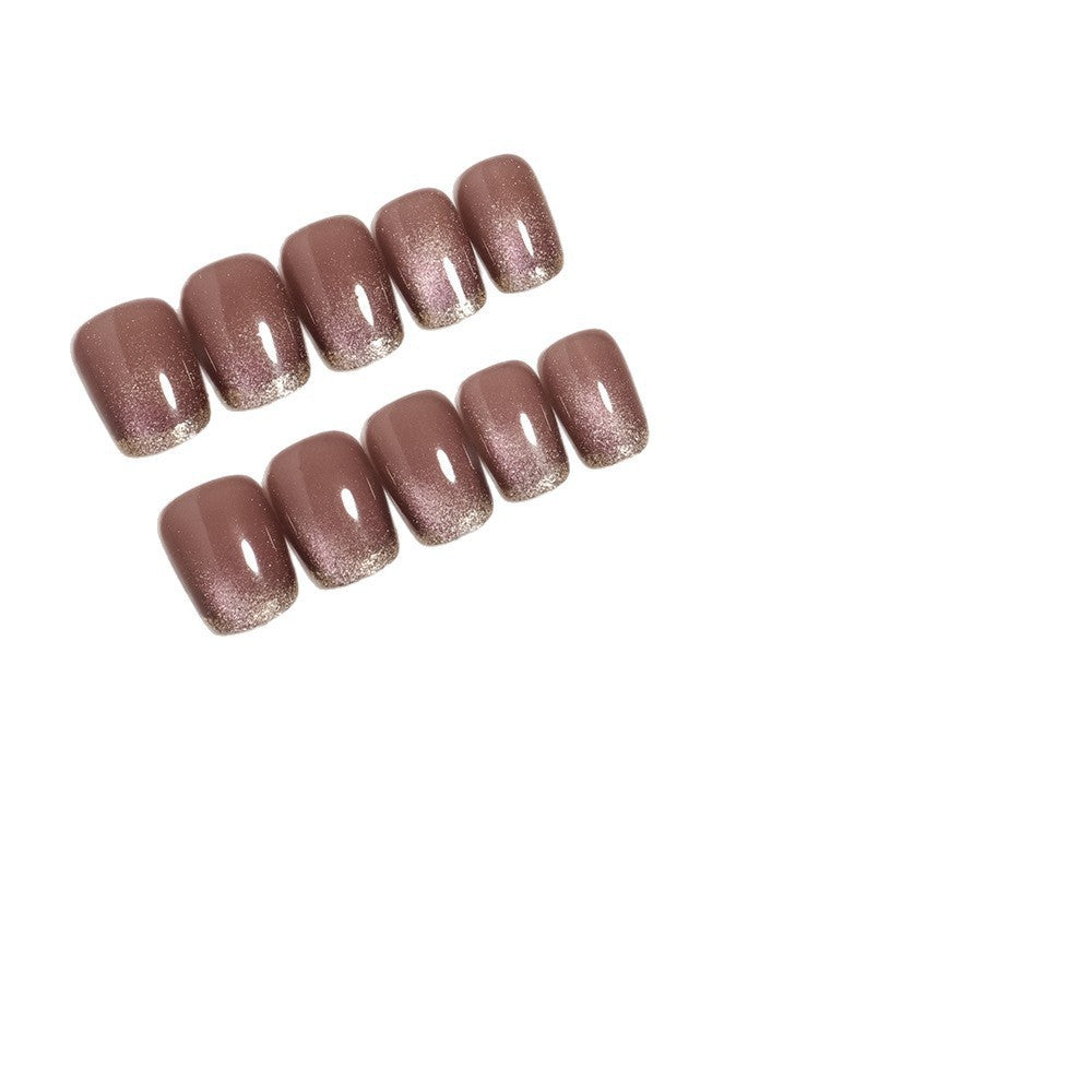 Elegant Metallic Press-On Nails Kalsten