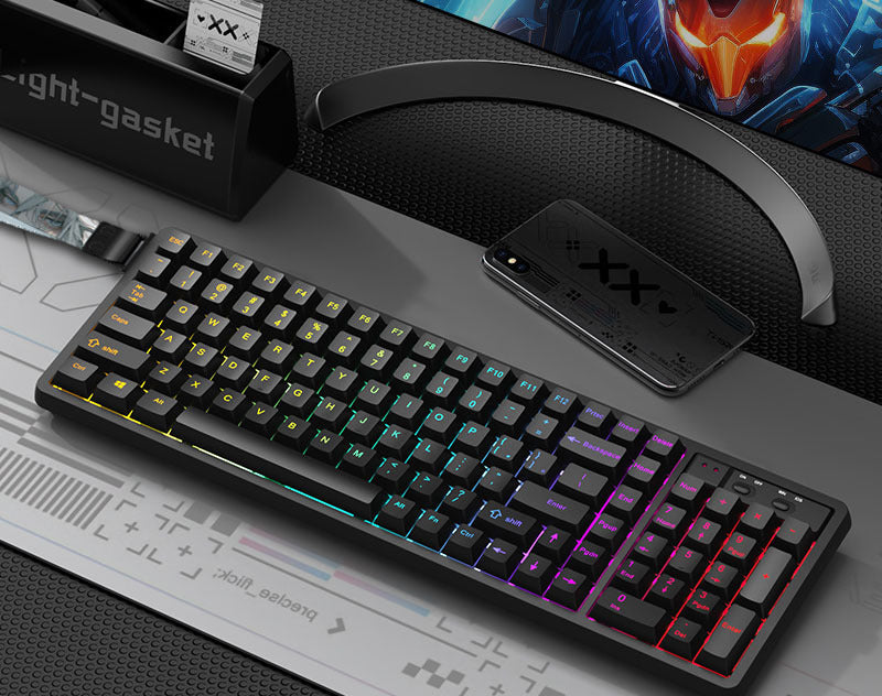 Customizable RGB Gaming Keyboard with Artistic Keycaps Kalsten